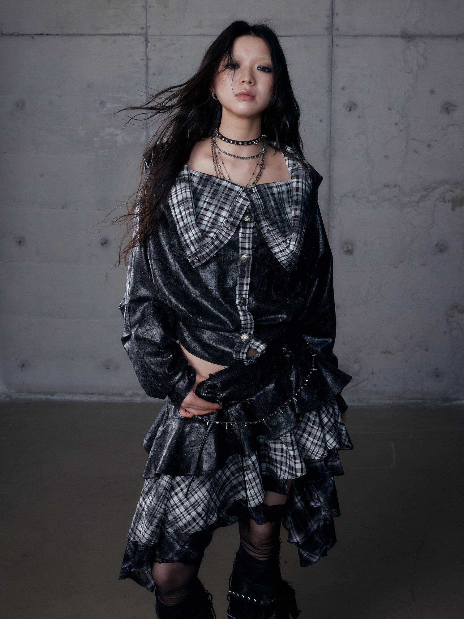 Atasan mantel hoodie lengan pa - Queen Street Fashion ulasan dan harga