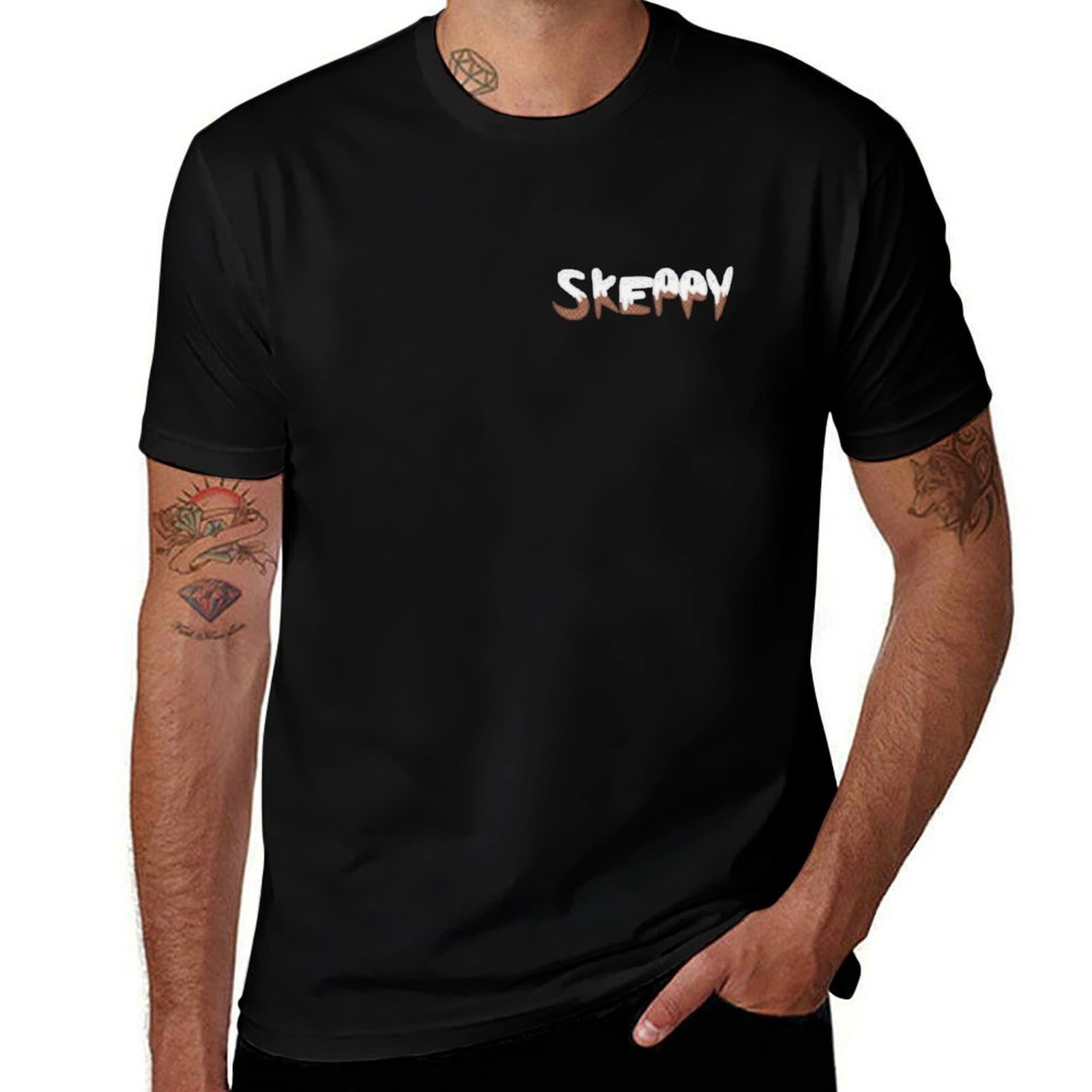 Kaos Skeppy (nama) es krim, Ka - Street Fashion Name ulasan dan harga