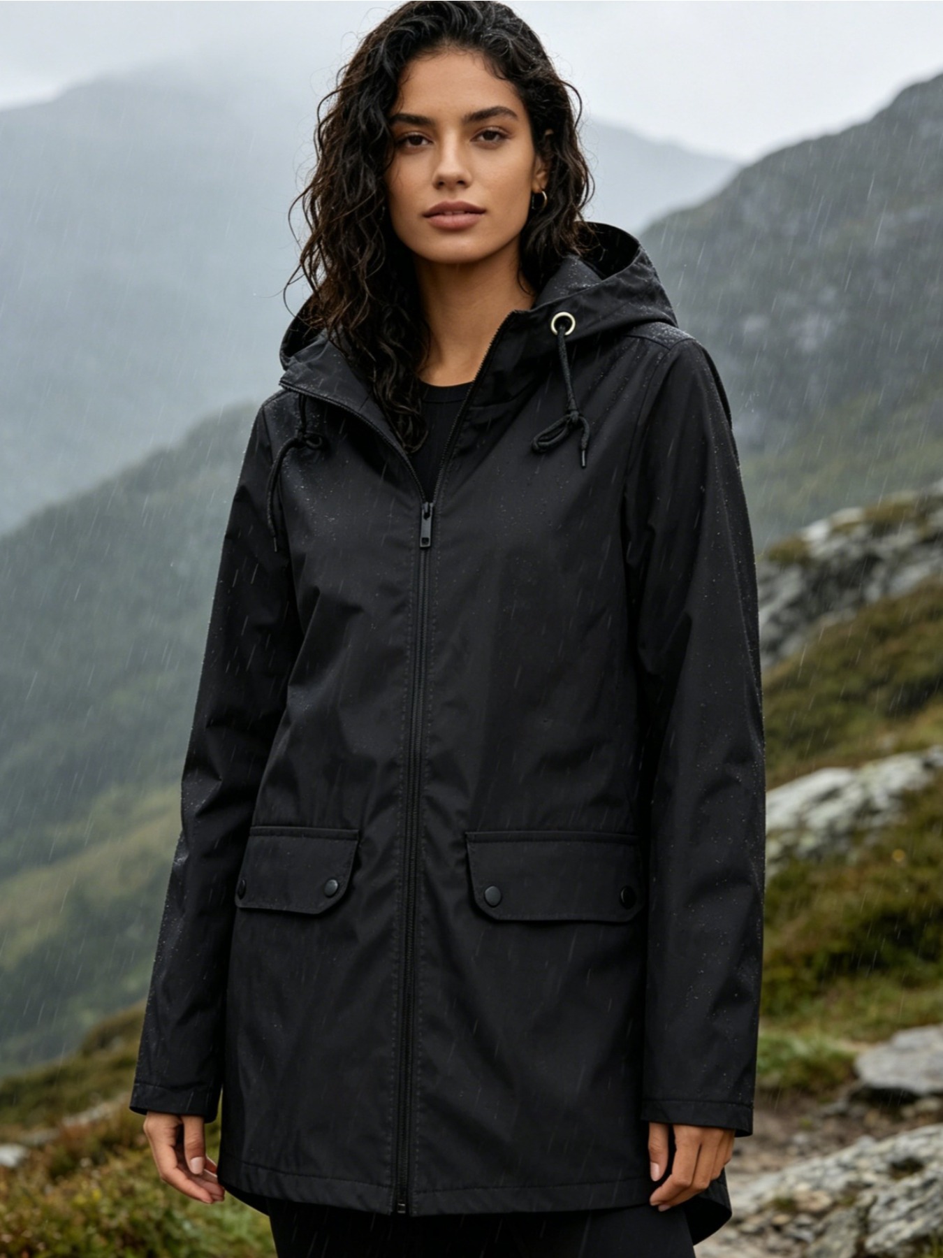 Jaket Hujan Ringan Tahan Air u - Windbreak Shell Jacket ulasan dan harga