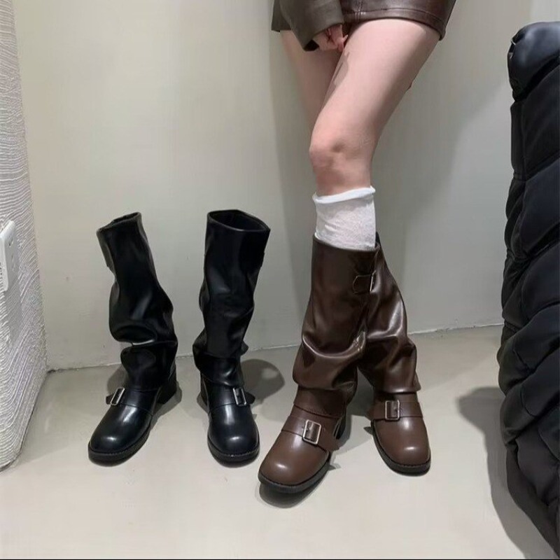 Sepatu Bot Wanita 2025 Setingg - Street Fashion Trend 2025 ulasan dan harga