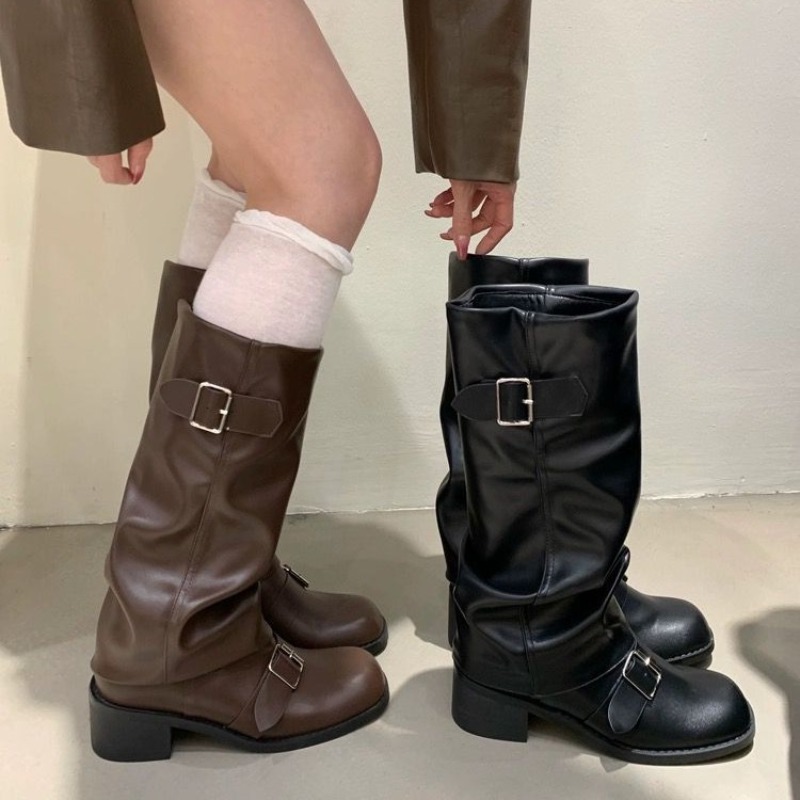 Sepatu Bot Wanita 2025 Setingg - Street Fashion Trend 2025 ulasan dan harga