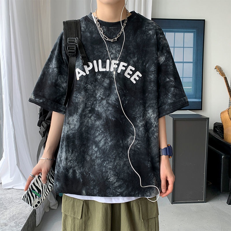 Kaus Lengan Pendek Warna Hitam - Street Fashion Hong Kong ulasan dan harga