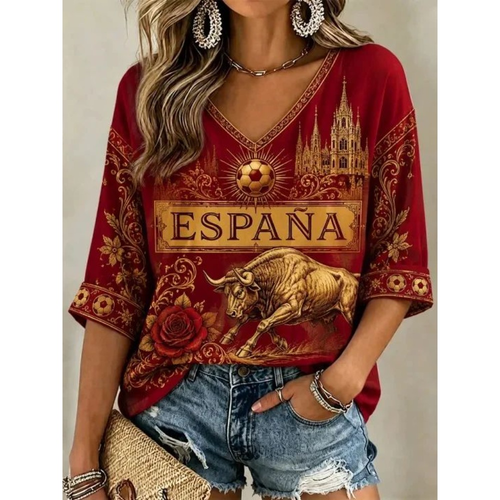 Kaos Penggemar Sepak Bola Span - Street Fashion In Spain ulasan dan harga
