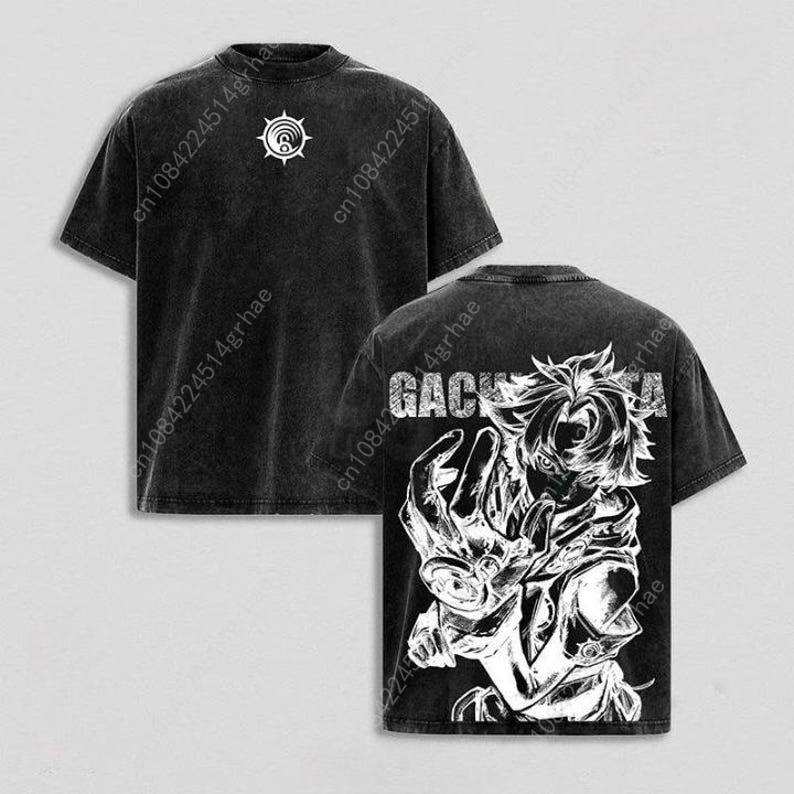 Gachiakuta Vintage Anime Washe - Street Fashion Anime ulasan dan harga