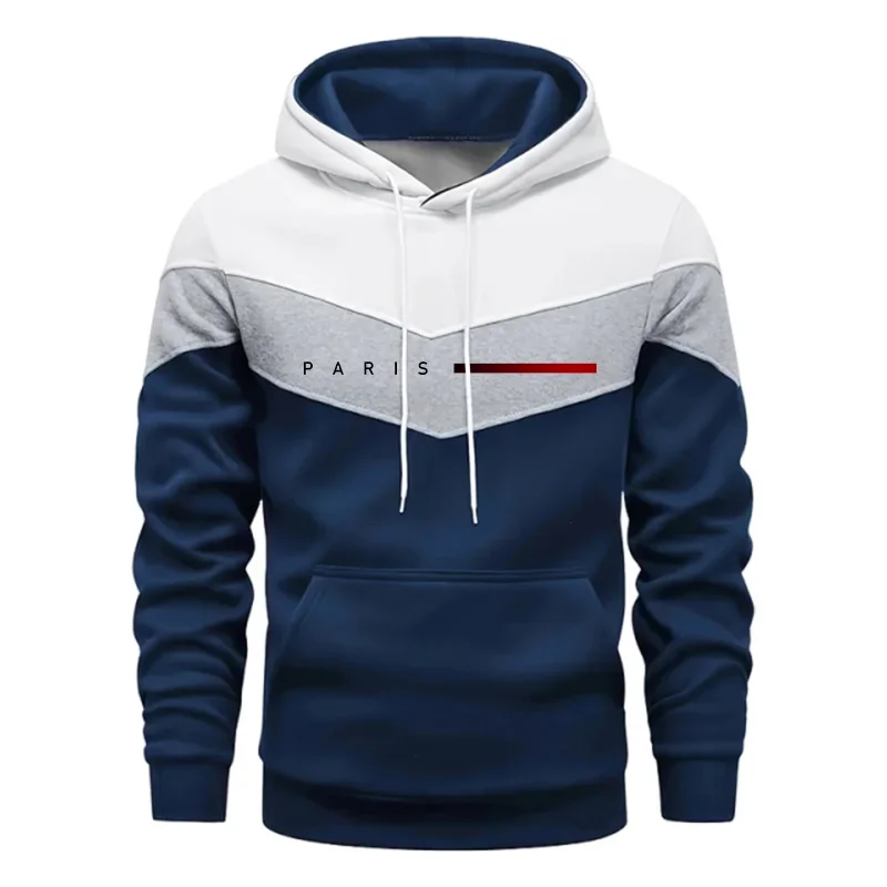 Setelan Hoodie Pria Paris Fash - Street Fashion Hoodie ulasan dan harga