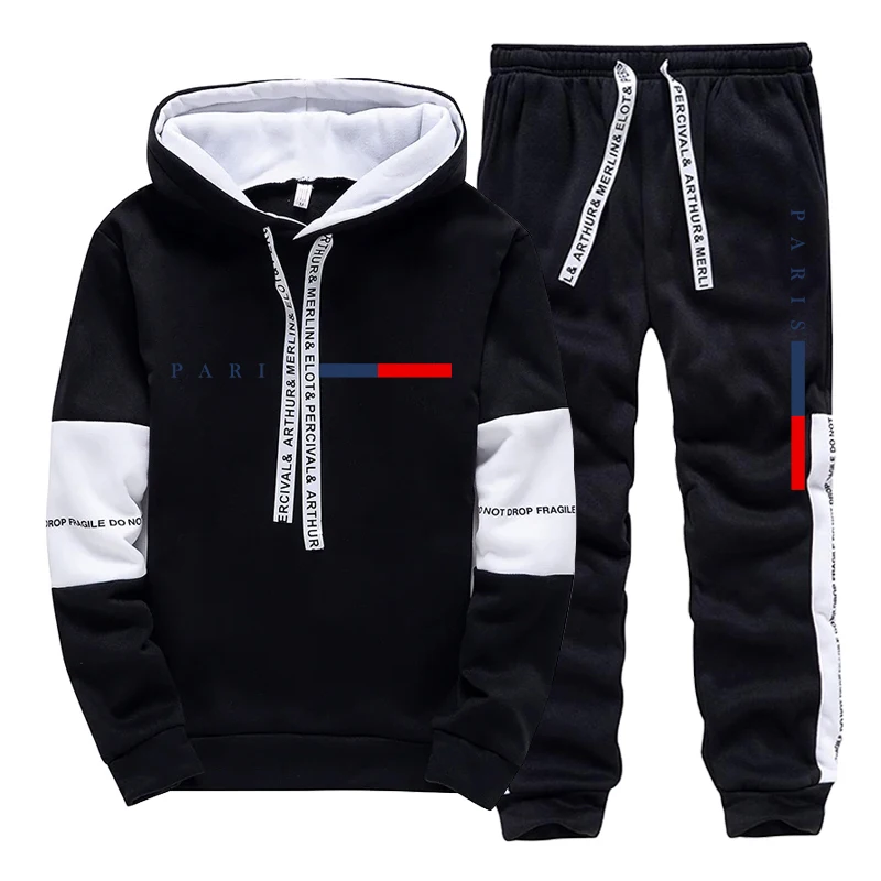 Setelan Pria/Hoodie/Celana Par - Street Fashion Hoodie ulasan dan harga