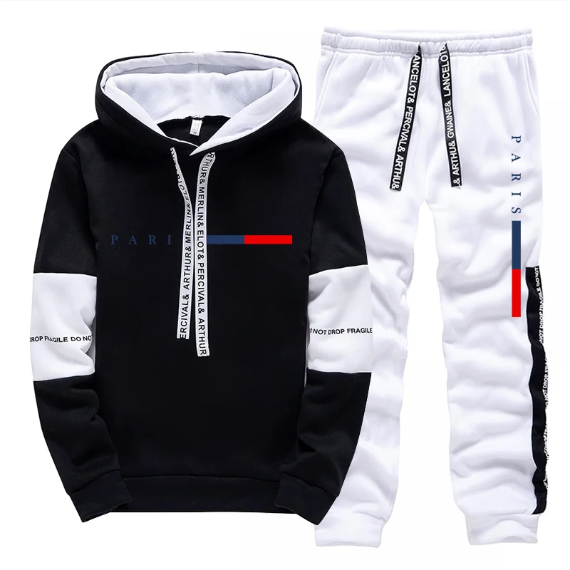 Setelan Pria/Hoodie/Celana Par - Street Fashion Hoodie ulasan dan harga