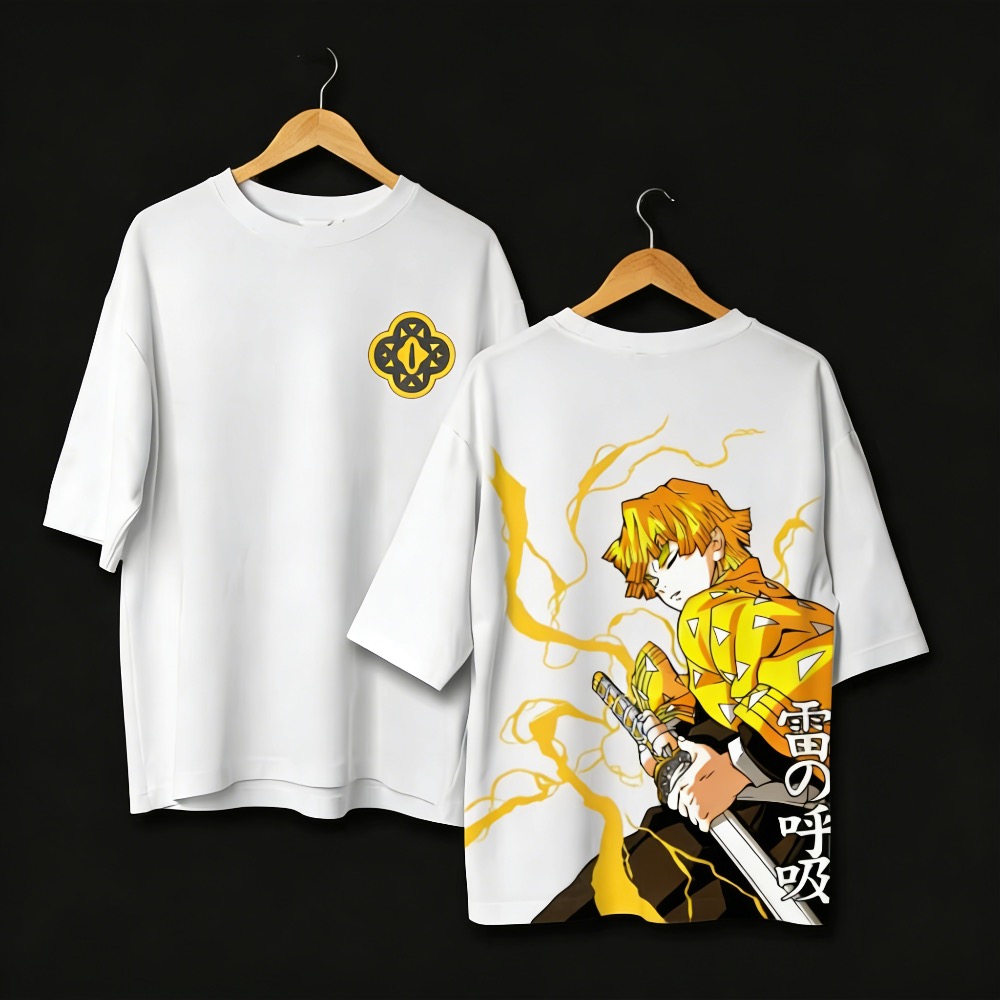 Kaus Pria dan Wanita Gambar An - Street Fashion Anime ulasan dan harga