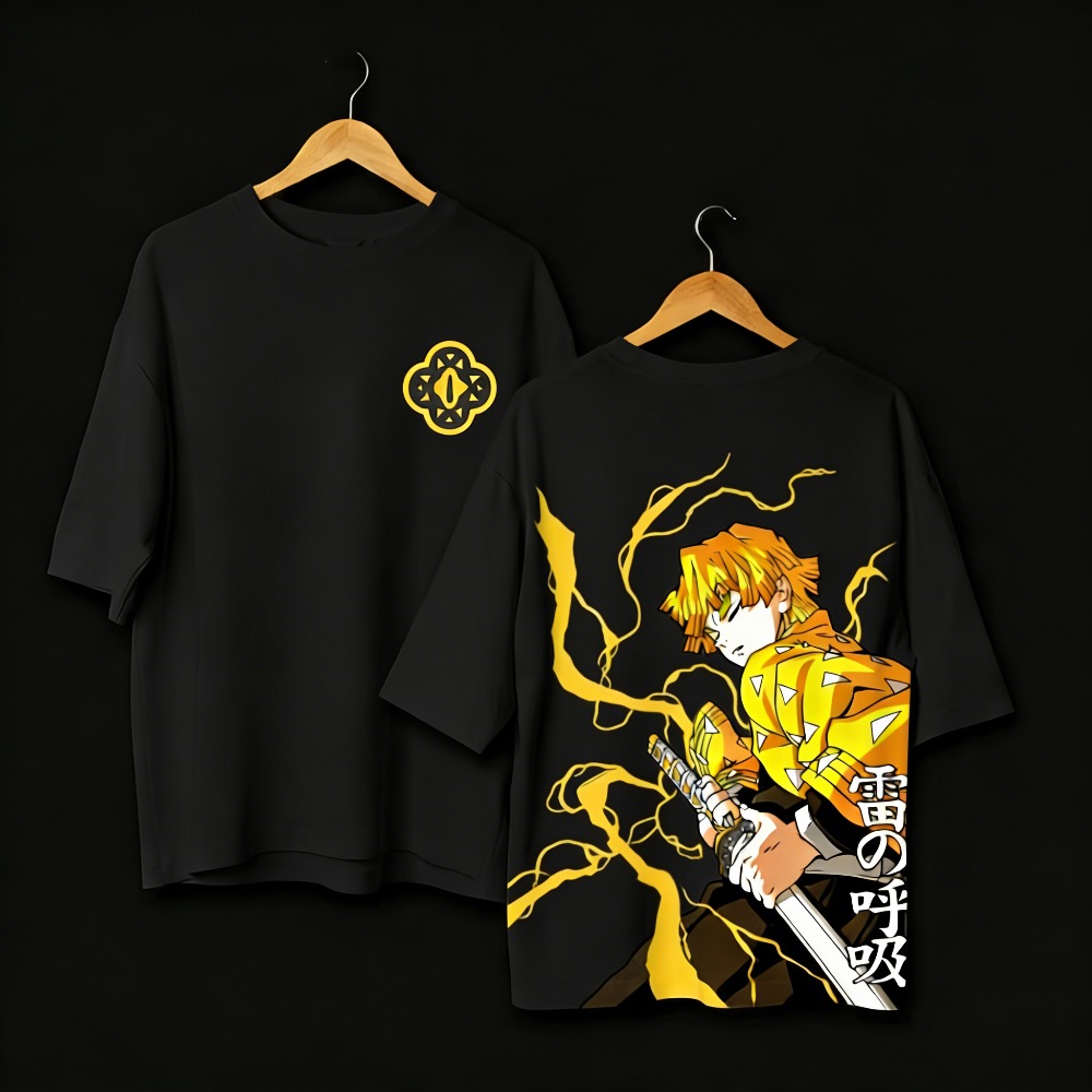 Kaus Pria dan Wanita Gambar An - Street Fashion Anime ulasan dan harga
