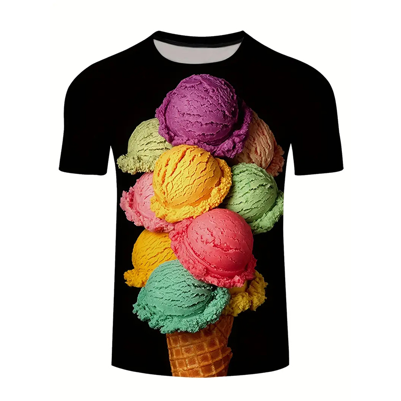 T-shirt Fashion warna es krim  - Street Fashion Trend 2025 ulasan dan harga