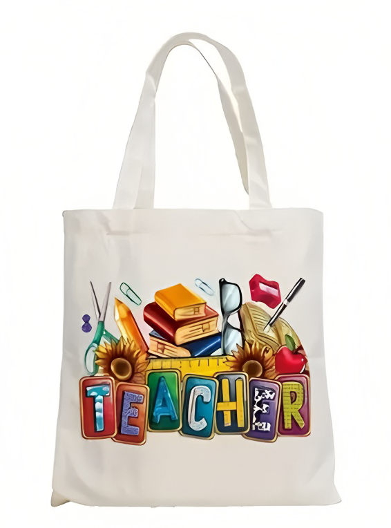 Tas Tote Kanvas Motif Bunga Ma - Tote Bag Canvas Print ulasan dan harga