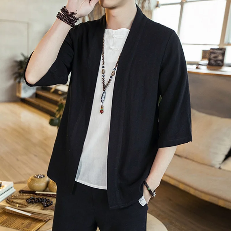 Kimono Jepang Cardigan Pria St - Street Fashion In Japan ulasan dan harga