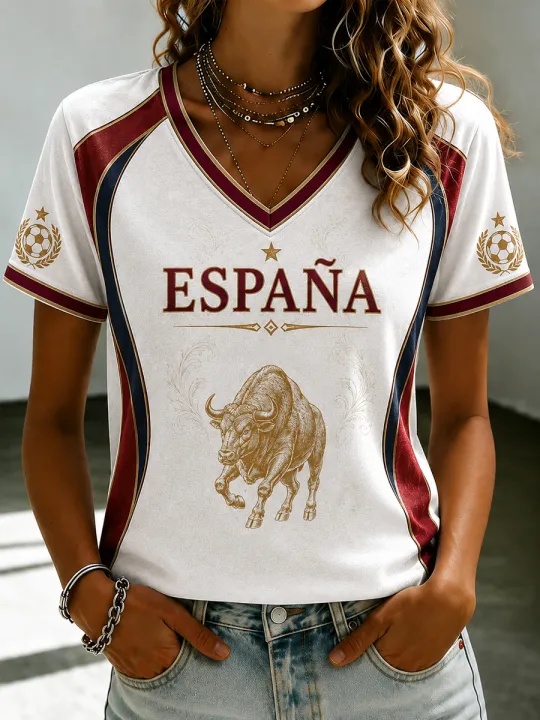 Kaos Kaki Bola Spanyol Lengan  - Street Fashion In Spain ulasan dan harga
