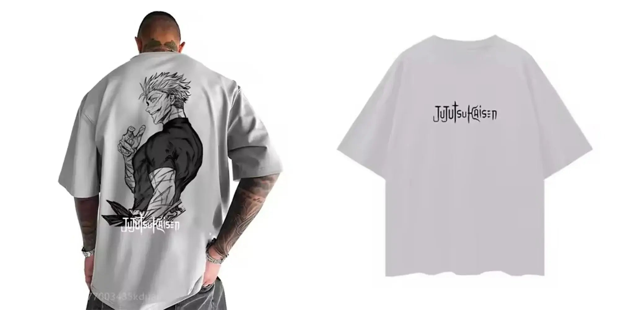 Kaus Jujitsu Kaisen Atasan Gra - Street Fashion Anime ulasan dan harga