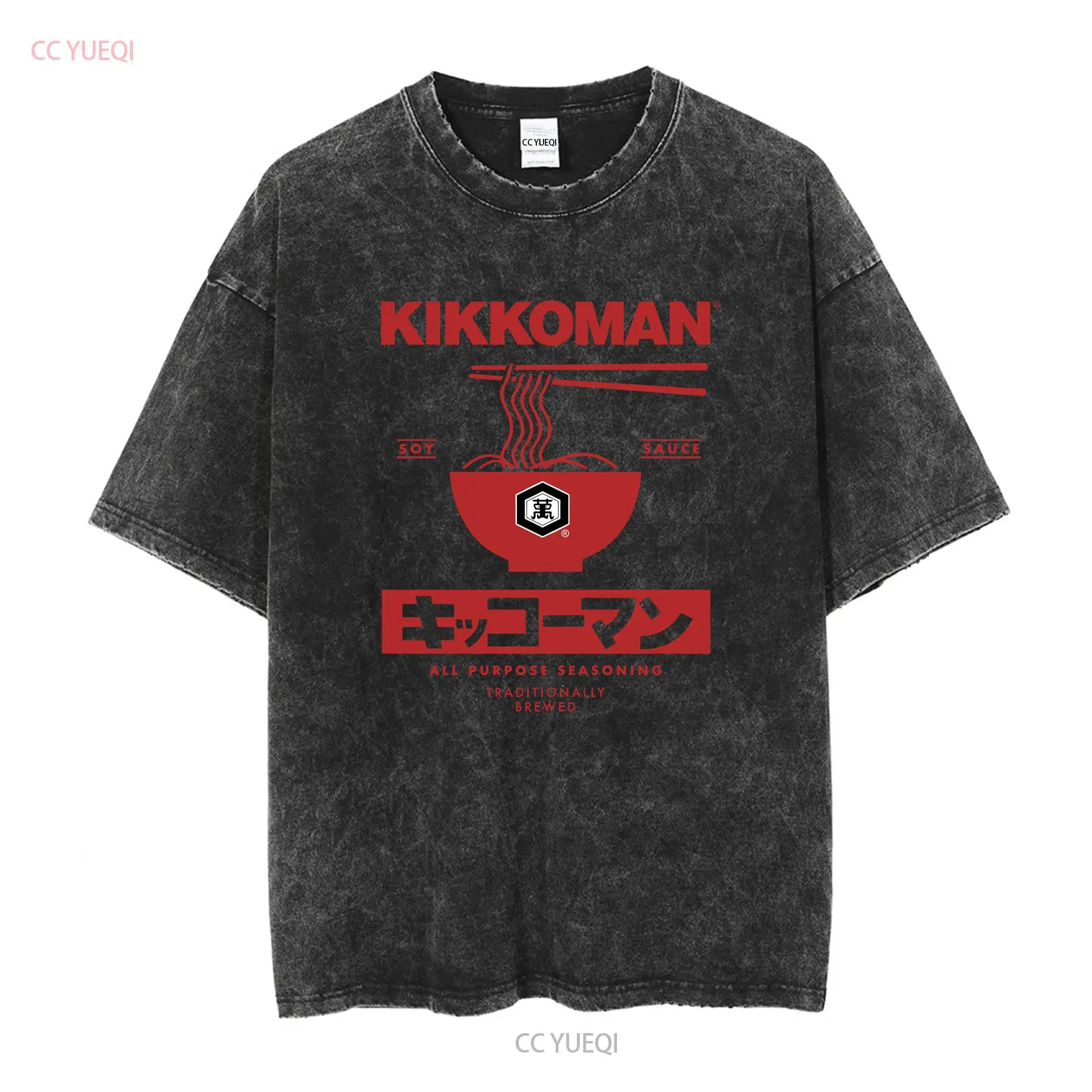 Kikkoman Mie Label Kecap Kaus  - Street Fashion In Japan ulasan dan harga