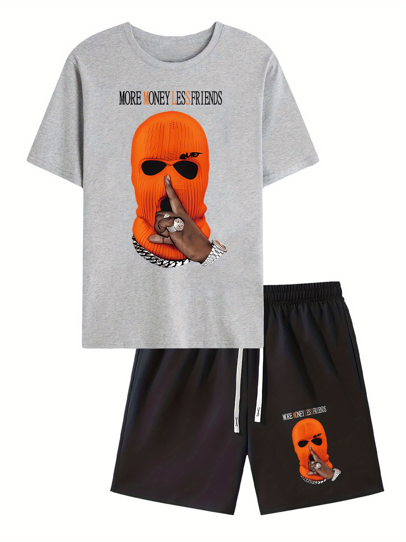 Setelan Kaos Pendek dan Celana - Street Summer Fashion ulasan dan harga