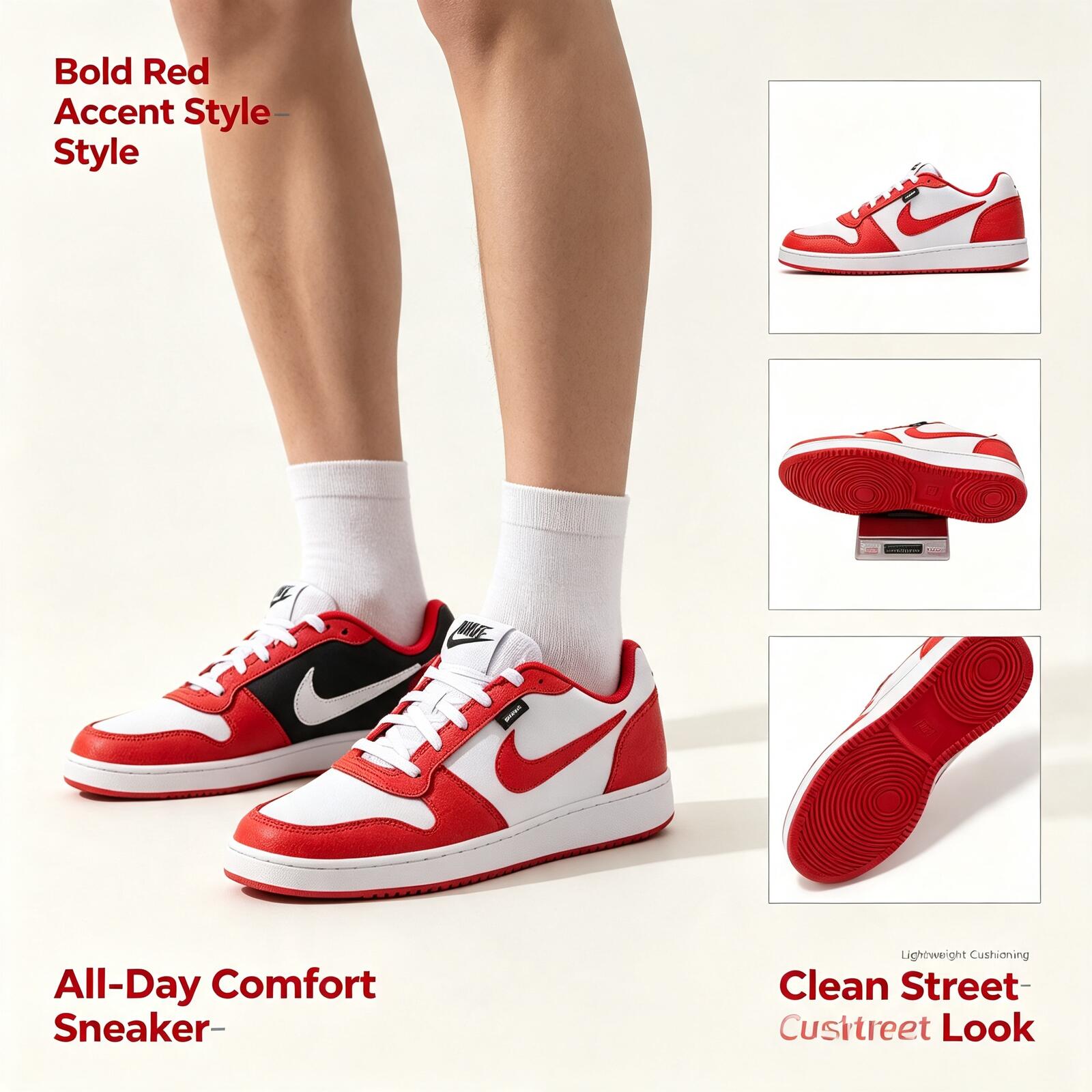 Sepatu Sneakers Nike Ebernon L - Street Fashion Hong Kong ulasan dan harga
