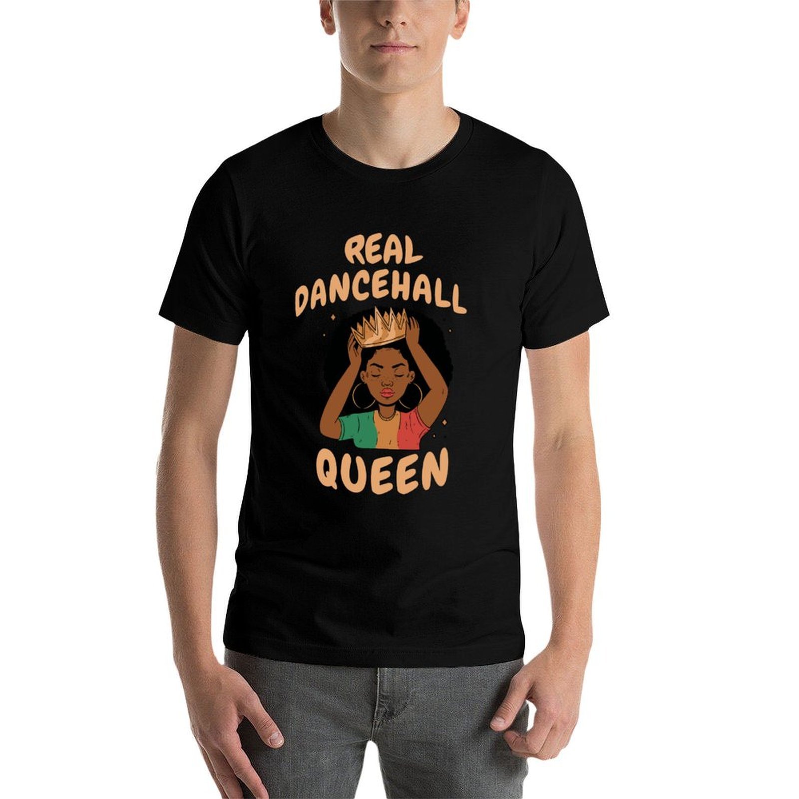 Kaos T-Shirt Real Dancehall Qu - Queen Street Fashion ulasan dan harga